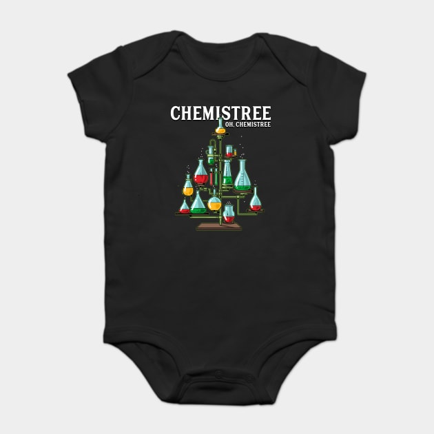 Chemistree The Molecular Christmas Baby Bodysuit by GoshWow®